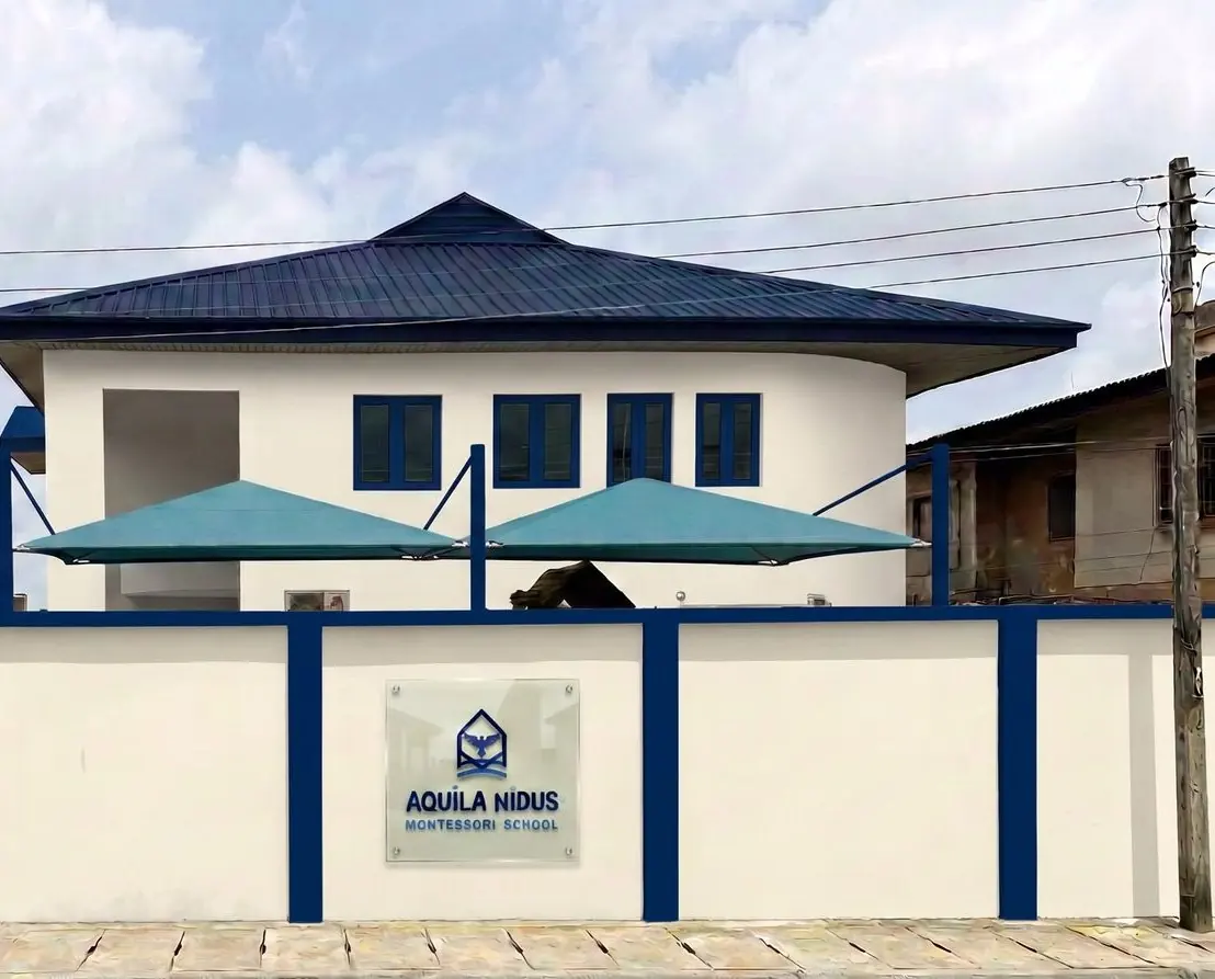 The Aquila Nidus Montessori School entrance and gate at Harmony Estate